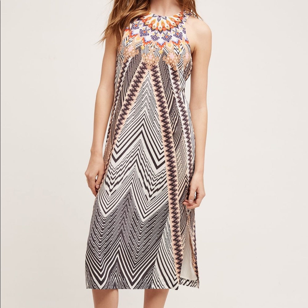 Anthropologie HD in Paris Solstice Silk Dress
